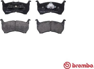 Brembo P 49 004 - Тормозные колодки, дисковые, комплект autodnr.net