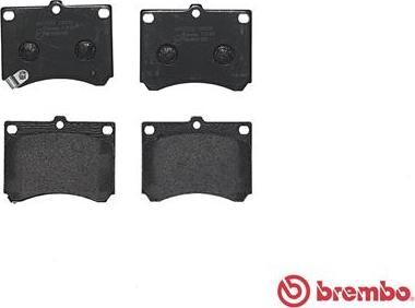 Brembo P 49 011 - Гальмівні колодки, дискові гальма autocars.com.ua