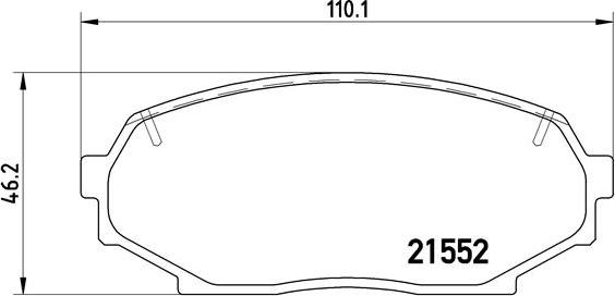 Brembo P 49 017 - Гальмівні колодки, дискові гальма autocars.com.ua