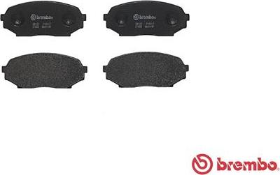 Brembo P 49 017 - Гальмівні колодки, дискові гальма autocars.com.ua