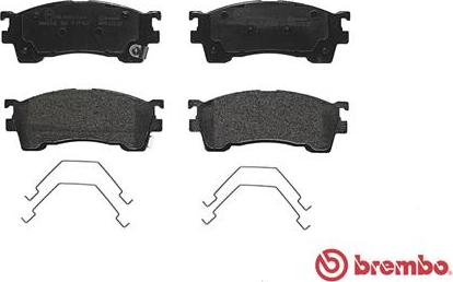 Brembo P 49 023 - Тормозные колодки, дисковые, комплект autodnr.net