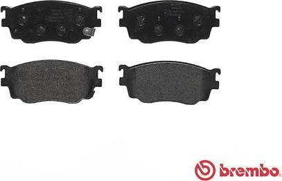 Brembo P 49 026 - Тормозные колодки, дисковые, комплект avtokuzovplus.com.ua