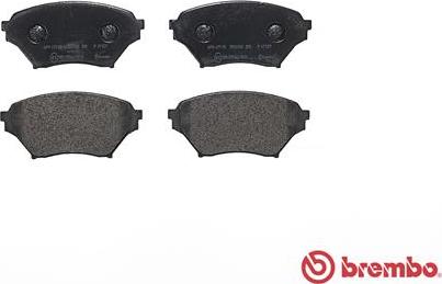 Brembo P 49 029 - Тормозные колодки, дисковые, комплект avtokuzovplus.com.ua