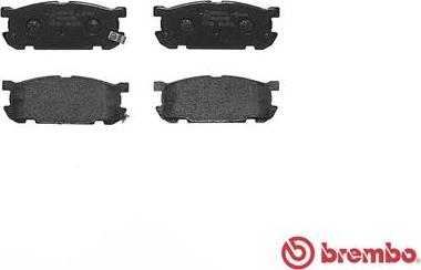 Brembo P 49 030 - Гальмівні колодки, дискові гальма autocars.com.ua