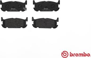 Brembo P 49 031 - Тормозные колодки, дисковые, комплект avtokuzovplus.com.ua