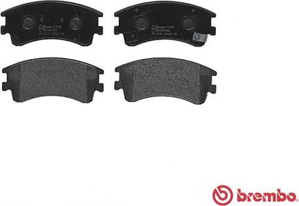 Brembo P 49 032 - Тормозные колодки, дисковые, комплект avtokuzovplus.com.ua