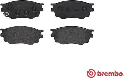 Brembo P 49 033 - Гальмівні колодки, дискові гальма autocars.com.ua