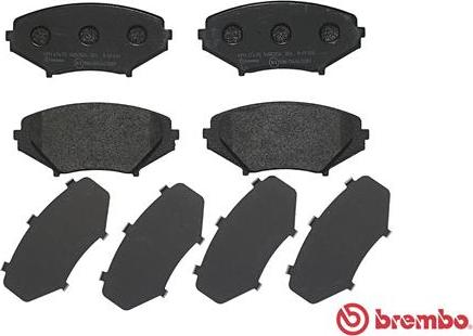 Brembo P 49 034 - Гальмiвна накладка autocars.com.ua