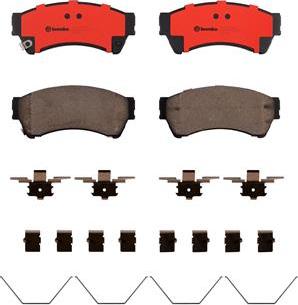 Brembo P49039N - Гальмівні колодки, дискові гальма autocars.com.ua