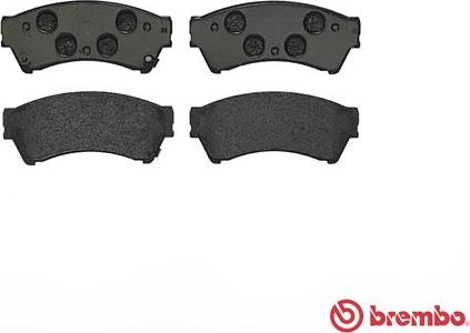 Brembo P 49 039 - Гальмівні колодки, дискові гальма autocars.com.ua