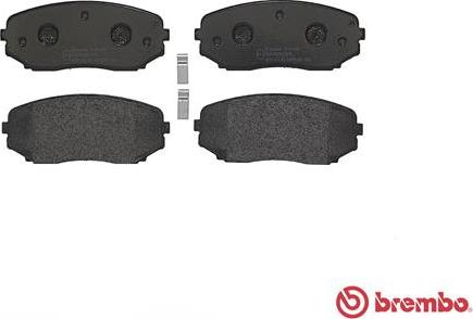 Brembo P 49 040 - Гальмівні колодки, дискові гальма autocars.com.ua