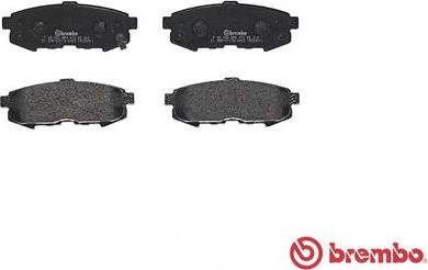 Brembo P 49 042 - Тормозные колодки, дисковые, комплект avtokuzovplus.com.ua