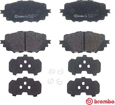 Brembo P 49 054 - Тормозные колодки, дисковые, комплект avtokuzovplus.com.ua