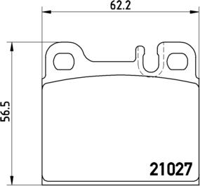 Brembo P 50 005 - Гальмівні колодки, дискові гальма autocars.com.ua