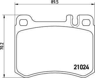 Brembo P 50 014 - Тормозные колодки, дисковые, комплект avtokuzovplus.com.ua