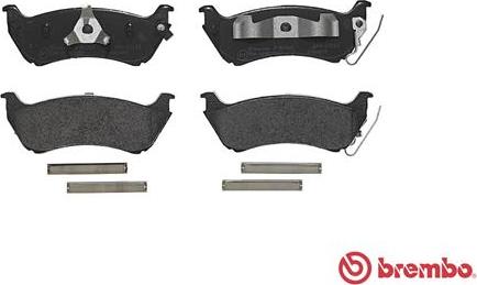 Brembo P 50 040 - Гальмівні колодки, дискові гальма autocars.com.ua