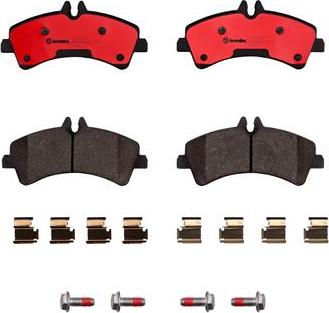 Brembo P50060N - Гальмівні колодки, дискові гальма autocars.com.ua