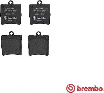 Brembo P 50 072 - 0 autocars.com.ua