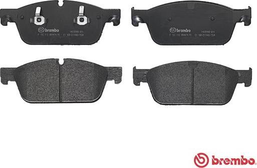 Brembo P 50 112 - Тормозные колодки, дисковые, комплект avtokuzovplus.com.ua