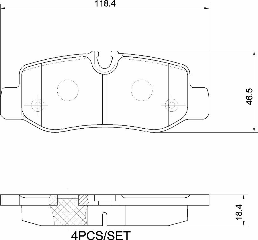 Brembo P 50 126G - Тормозные колодки, дисковые, комплект autodnr.net