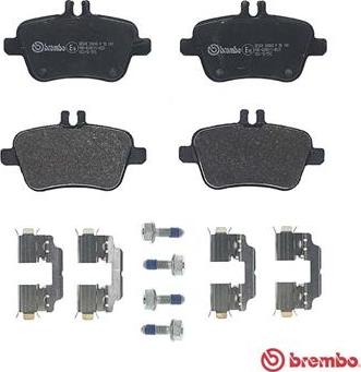 Brembo P 50 140 - Тормозные колодки, дисковые, комплект avtokuzovplus.com.ua