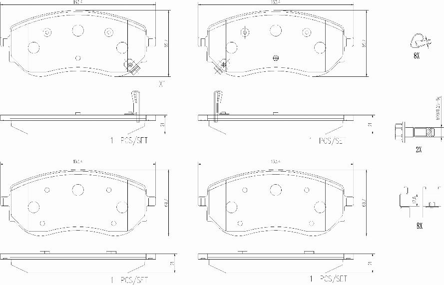 Brembo P50144N - Гальмівні колодки, дискові гальма autocars.com.ua