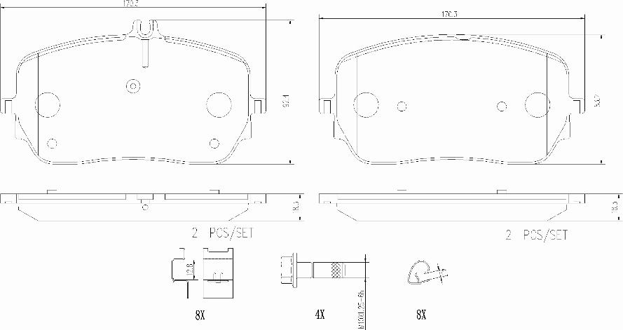 Brembo P50149N - Гальмівні колодки, дискові гальма autocars.com.ua