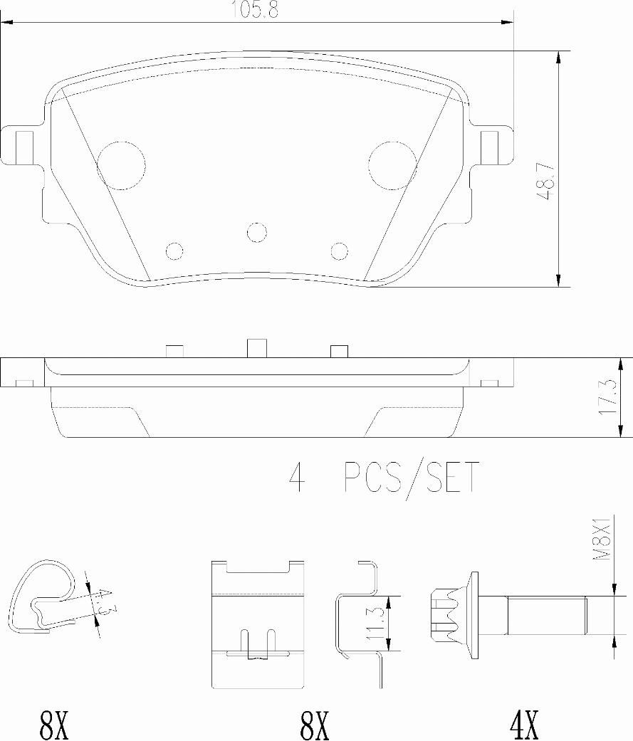 Brembo P50151N - Гальмівні колодки, дискові гальма autocars.com.ua