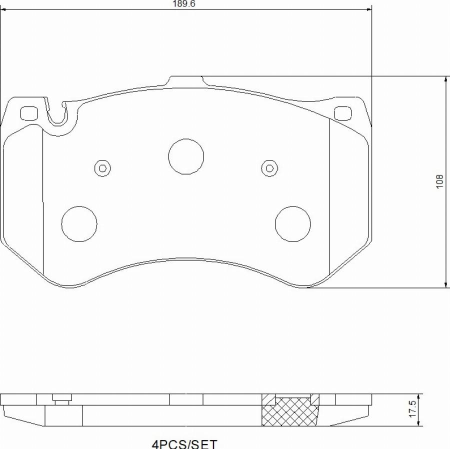 Brembo P50178N - Тормозные колодки, дисковые, комплект autodnr.net