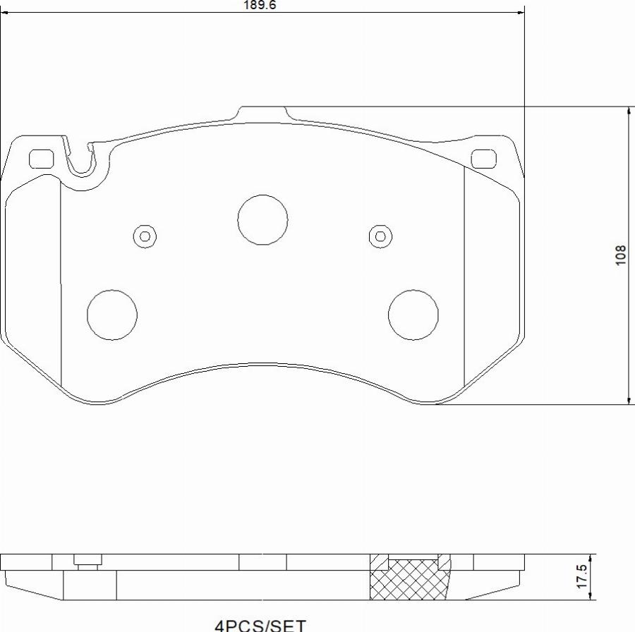 Brembo P 50 178 - Тормозные колодки, дисковые, комплект autodnr.net