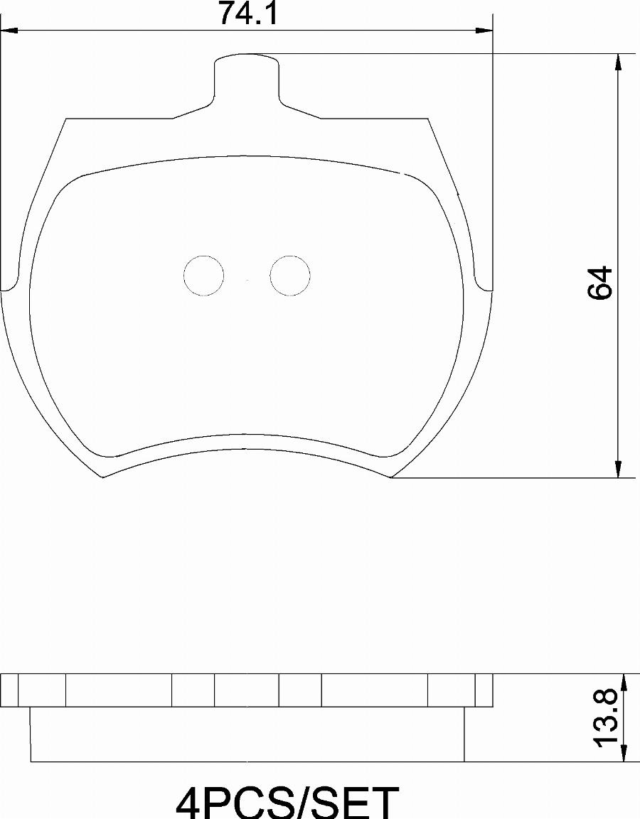 Brembo P52002N - Гальмівні колодки, дискові гальма autocars.com.ua