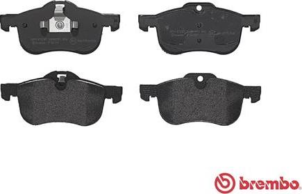 Brembo P 52 017 - Гальмівні колодки дискові autocars.com.ua