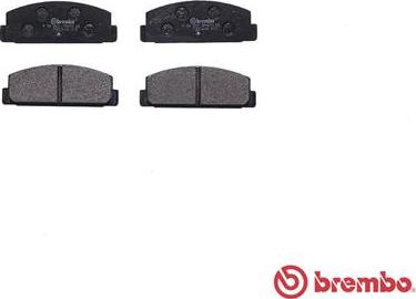 Brembo P 54 003 - Тормозные колодки, дисковые, комплект autodnr.net