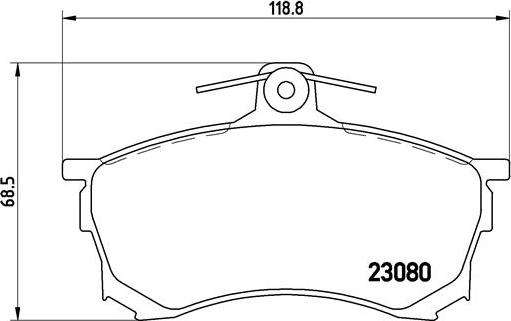 Brembo P 54 021 - Гальмівні колодки, дискові гальма autocars.com.ua