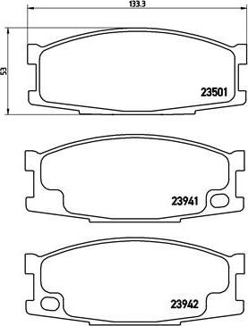 Brembo P 54 024 - Гальмівні колодки, дискові гальма autocars.com.ua