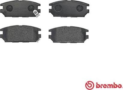 Brembo P 54 025 - Тормозные колодки, дисковые, комплект autodnr.net