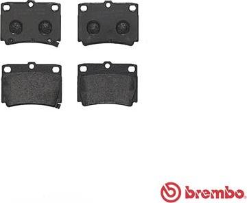 Brembo P 54 026 - Гальмівні колодки, дискові гальма autocars.com.ua