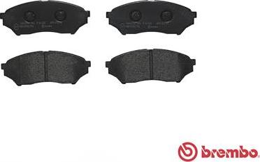 Brembo P 54 028 - Гальмівні колодки, дискові гальма autocars.com.ua