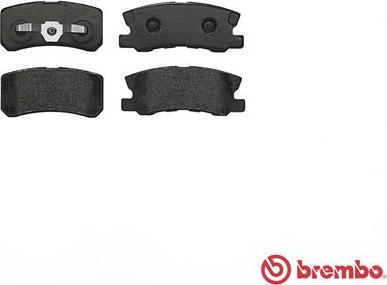 Brembo P 54 031 - Гальмівні колодки, дискові гальма autocars.com.ua