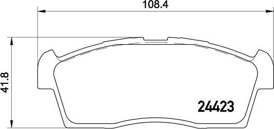 Brembo P54049N - Гальмівні колодки, дискові гальма autocars.com.ua