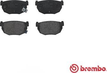 Brembo P 56 010 - Тормозные колодки, дисковые, комплект autodnr.net