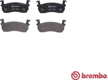 Brembo P 56 013 - Тормозные колодки, дисковые, комплект avtokuzovplus.com.ua