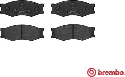 Brembo P 56 014 - Тормозные колодки, дисковые, комплект avtokuzovplus.com.ua