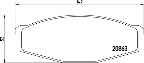 Brembo P 56 015 - Гальмівні колодки, дискові гальма autocars.com.ua