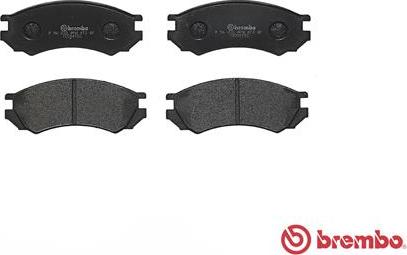 Brembo P 56 023 - Гальмівні колодки, дискові гальма autocars.com.ua