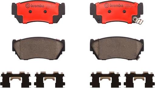 Brembo P56027N - Гальмівні колодки, дискові гальма autocars.com.ua