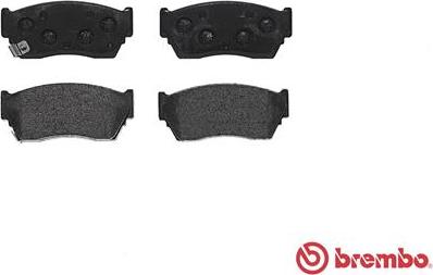 Brembo P 56 027 - Гальмівні колодки, дискові гальма autocars.com.ua