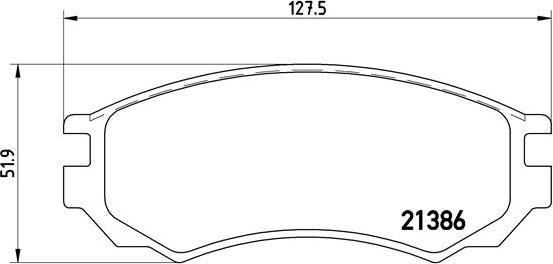 Brembo P 56 028 - Гальмівні колодки, дискові гальма autocars.com.ua