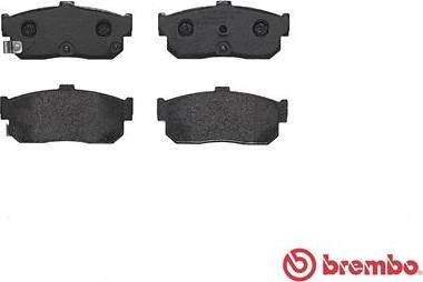 Brembo P 56 029 - Тормозные колодки, дисковые, комплект autodnr.net