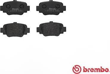 Brembo P 56 032 - Тормозные колодки, дисковые, комплект avtokuzovplus.com.ua